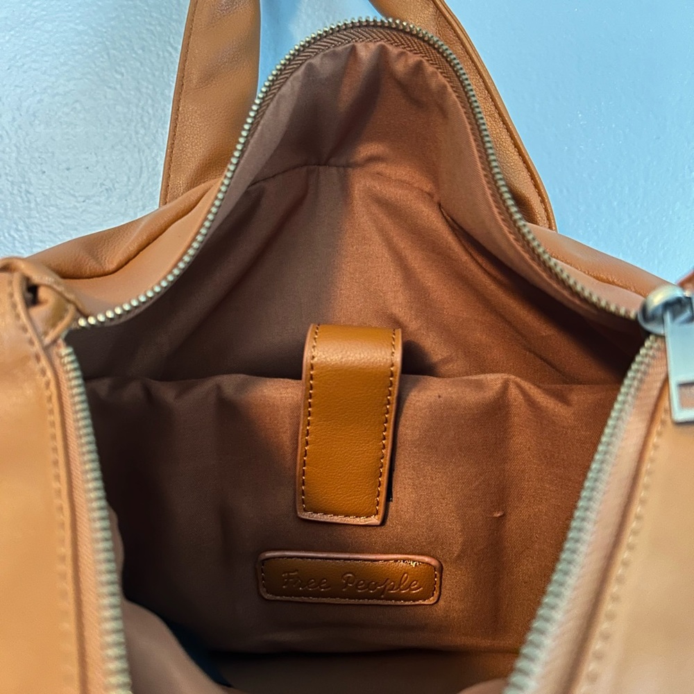 Free People Caramel Brown Tote Bag - Picture 6 of 6